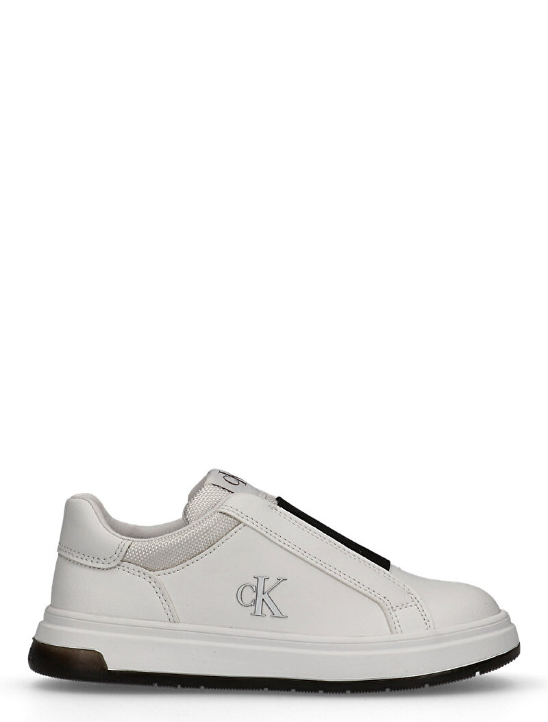 Calvin Klein Beyaz Renkli Çocuk Unisex Low Cut Sneaker