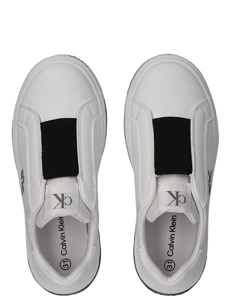 Calvin Klein Beyaz Renkli Çocuk Unisex Low Cut Sneaker