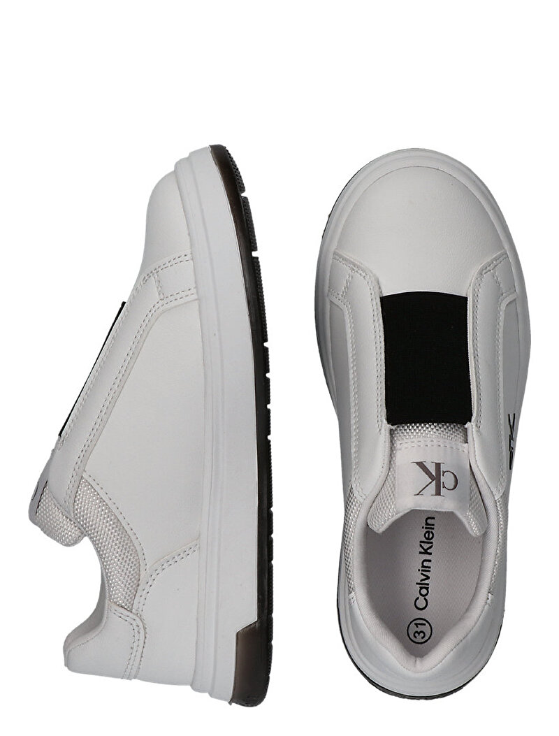 Calvin Klein Beyaz Renkli Çocuk Unisex Low Cut Sneaker