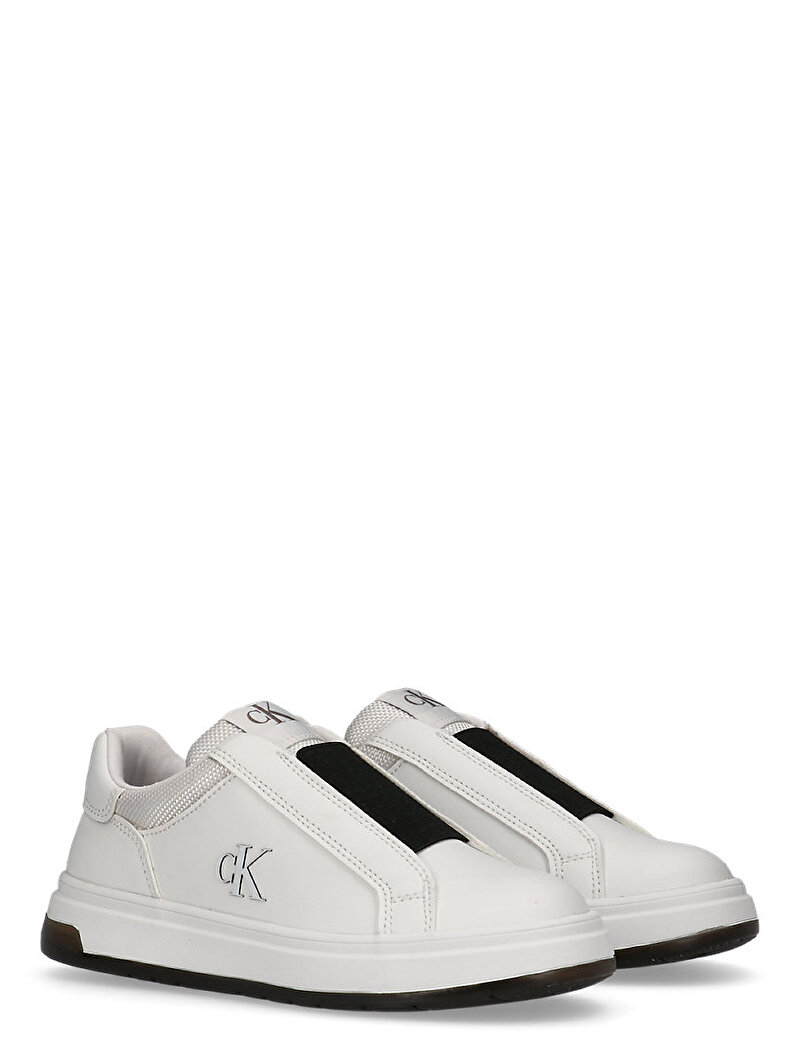 Calvin Klein Beyaz Renkli Çocuk Unisex Low Cut Sneaker