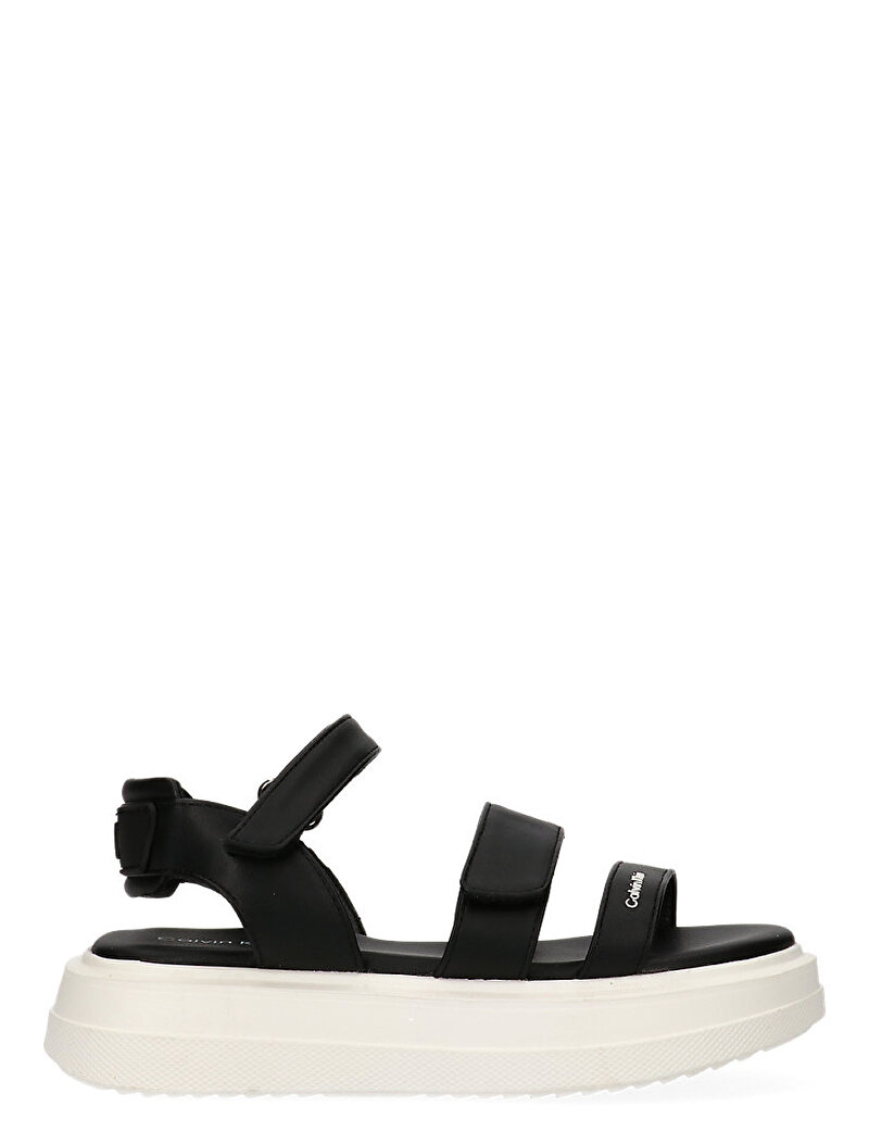 Calvin Klein Siyah Renkli Kız Çocuk Velcro Sandalet