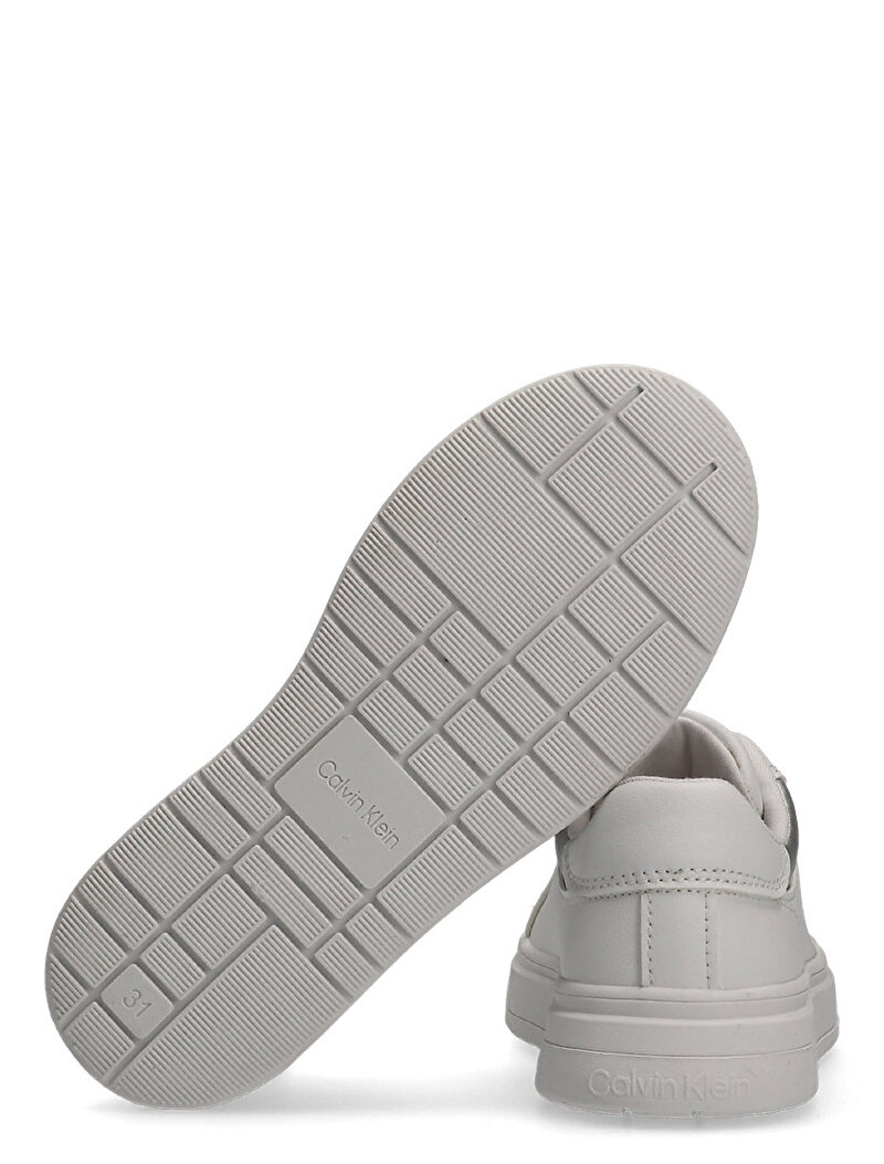 Calvin Klein Beyaz Renkli Kız Çocuk Low Cut Laceup Sneaker
