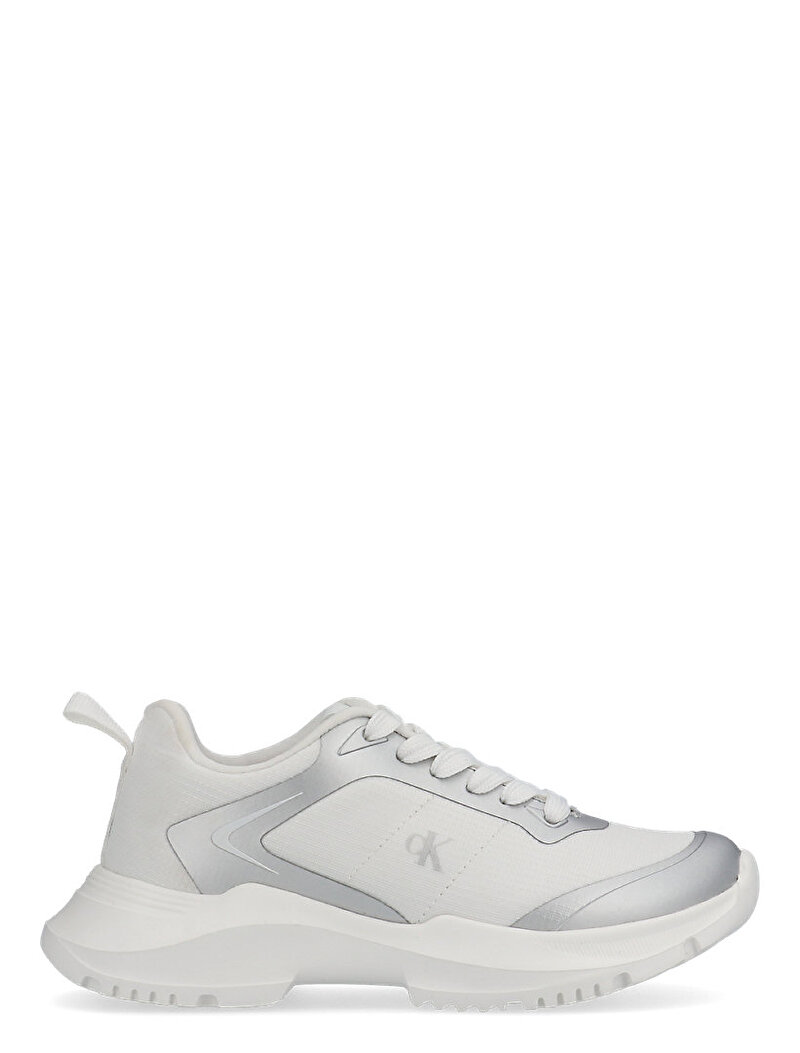Calvin Klein Beyaz Renkli Kız Çocuk Low Cut Laceup Sneaker