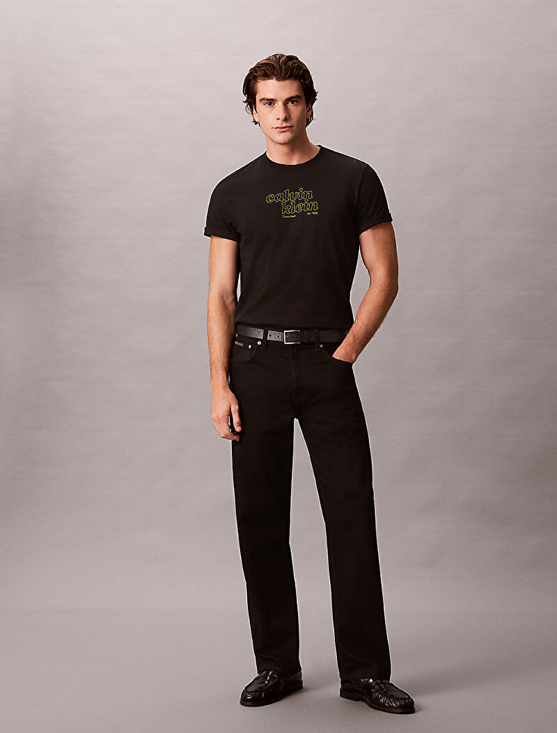 Calvin Klein Siyah Renkli Erkek 30s T-shirt