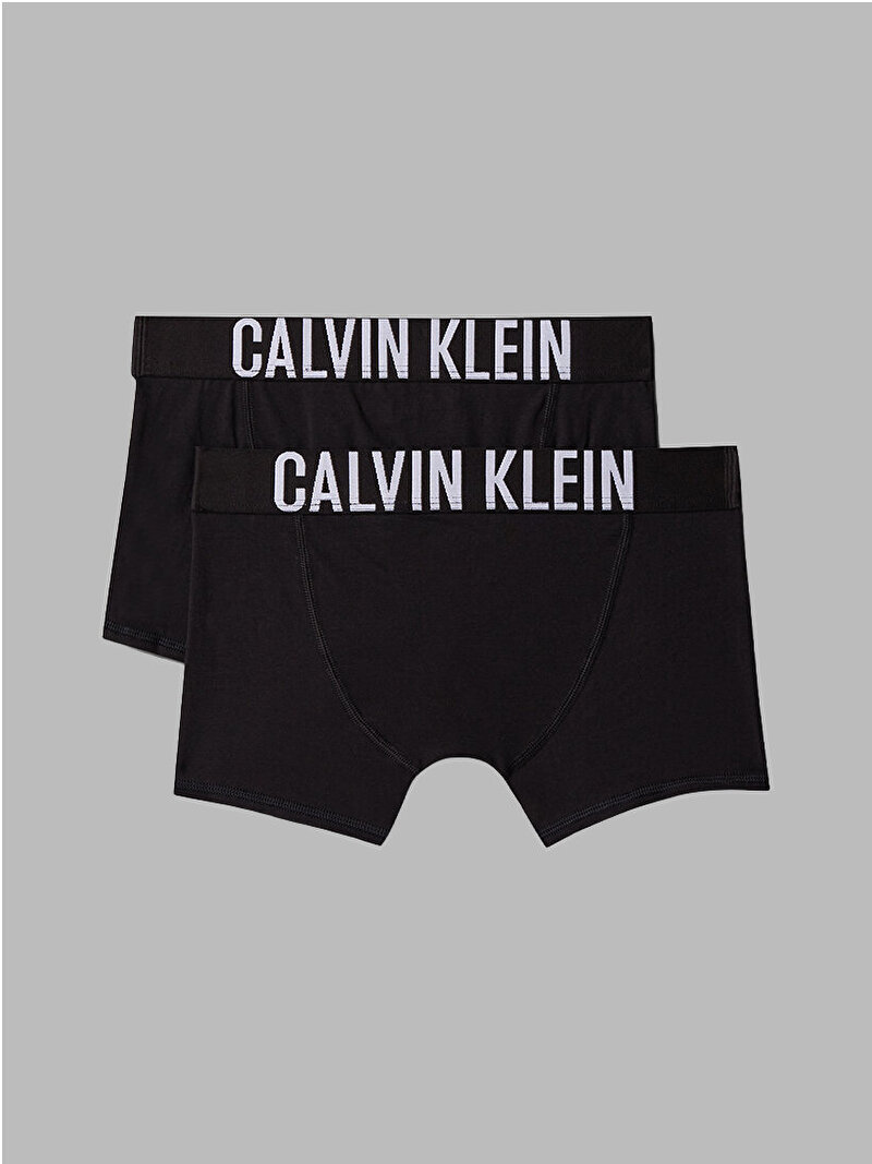 Calvin Klein Siyah Renkli Erkek Çocuk 2'li Paket Trunk Boxer