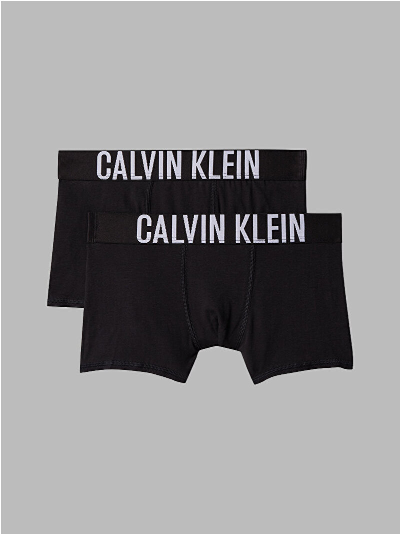 Calvin Klein Siyah Renkli Erkek Çocuk 2'li Paket Trunk Boxer