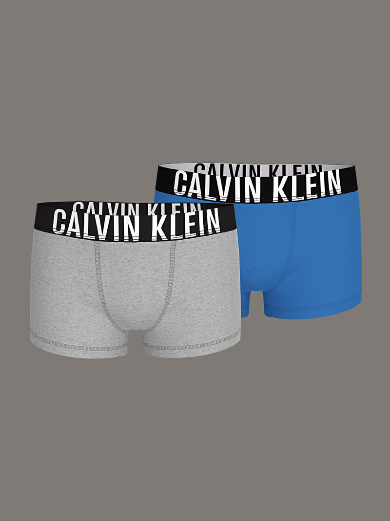Calvin Klein Çok renkli Renkli Erkek Çocuk 2'li Paket Trunk Boxer Seti