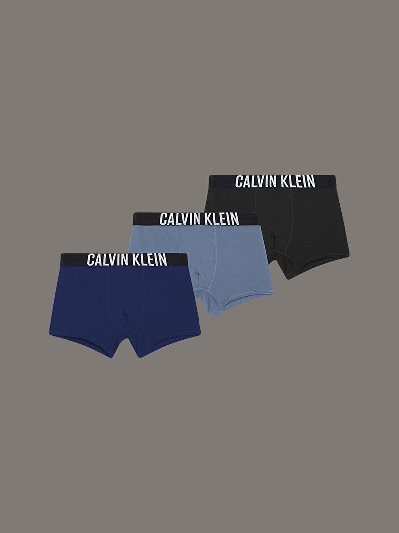 Calvin Klein Çok renkli Renkli Erkek Çocuk 3'lü Paket Trunk Boxer Seti