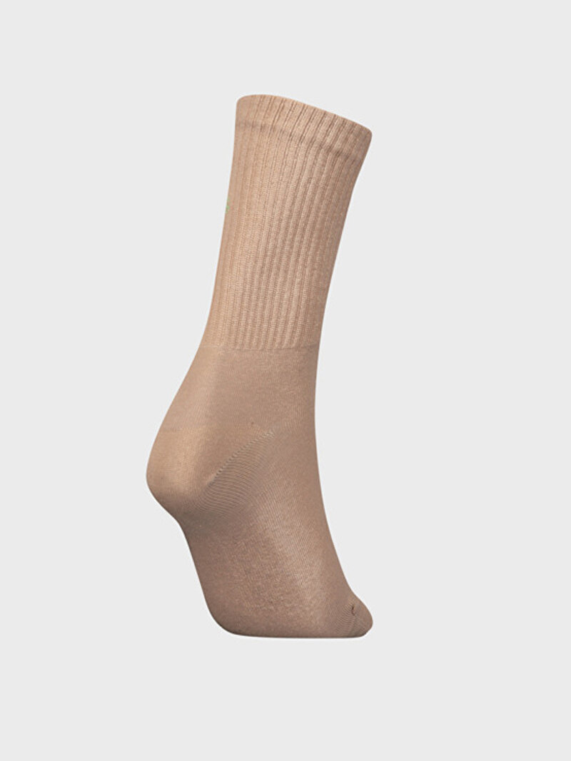 Calvin Klein Kahverengi Renkli Kadın CKJ Çorap
