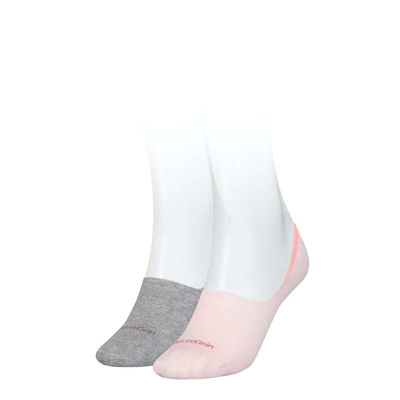 Calvin Klein Pembe Renkli Kadın Footie Mid Çorap