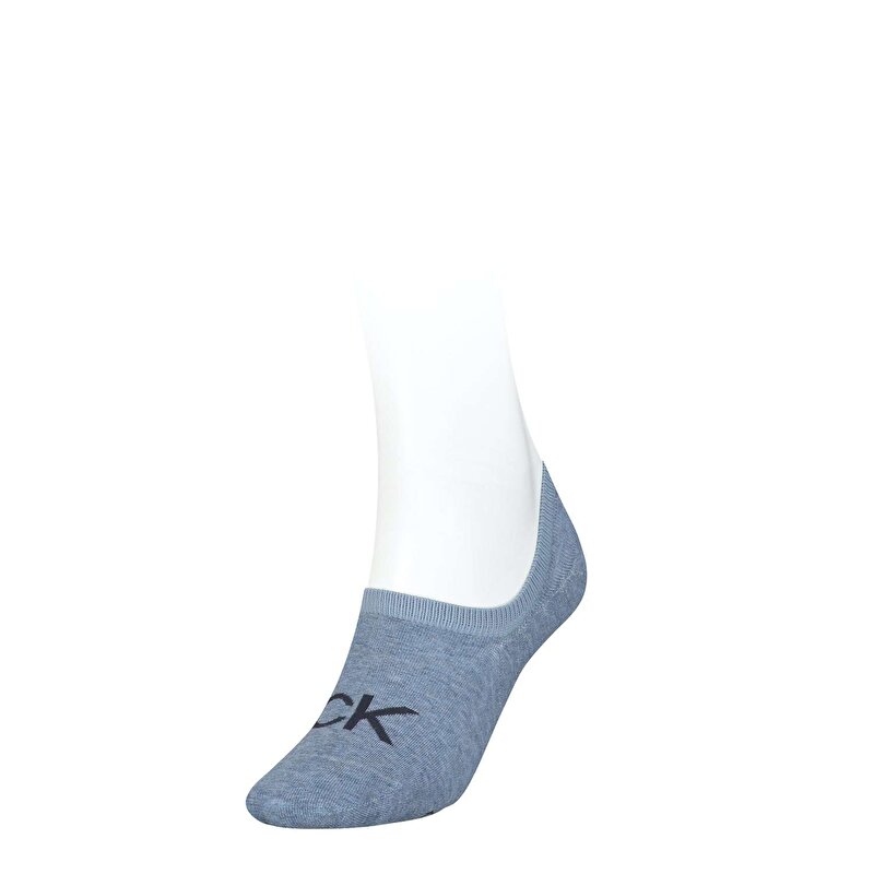 Calvin Klein Mavi Renkli Kadın Footie High Çorap