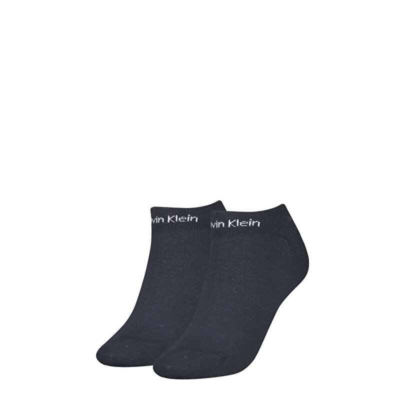 Calvin Klein Lacivert Renkli Kadın 2'Li Sneaker Çorabı