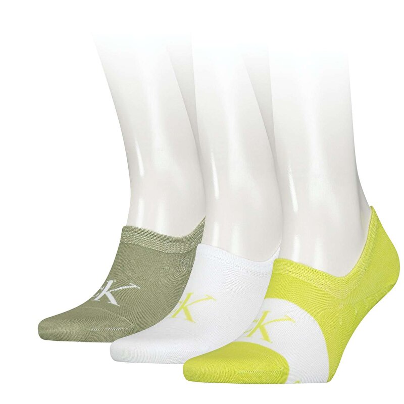 Calvin Klein Çok renkli Renkli Kadın Footie High Çorap