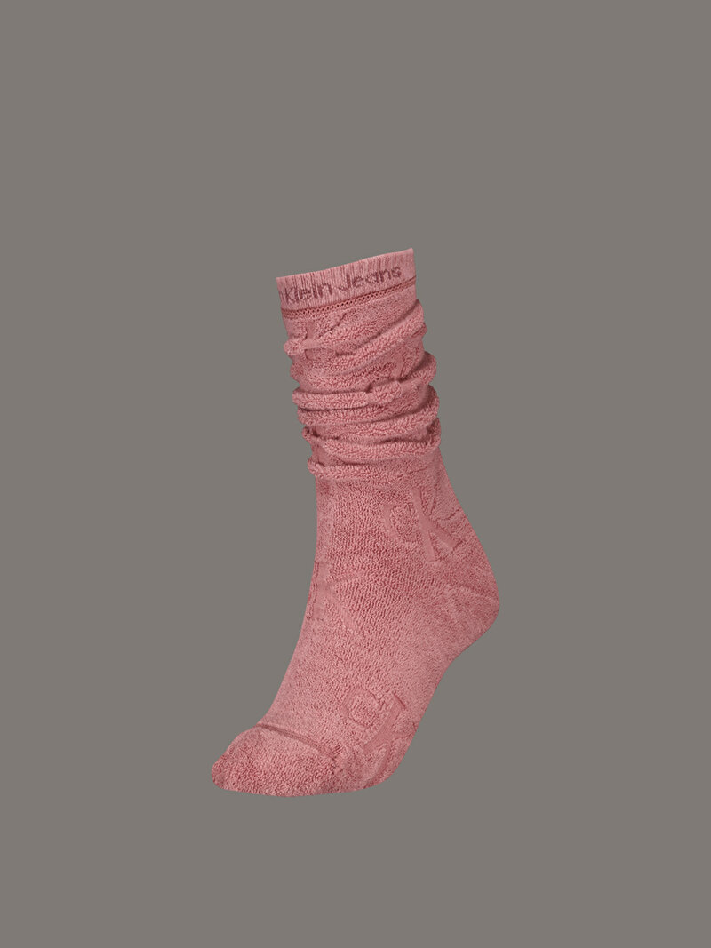 Calvin Klein Pembe Renkli Kadın Slouch Çorap
