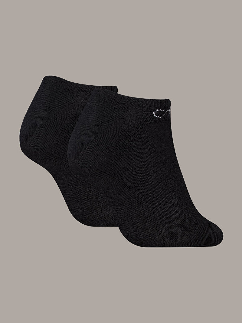 Calvin Klein Siyah Renkli Kadın CK Sneaker Çorabı