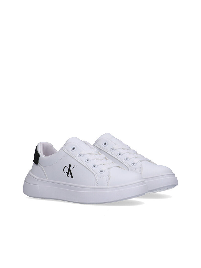 Calvin Klein Çok renkli Renkli Çocuk Unisex Low Cut Lace Up Sneaker