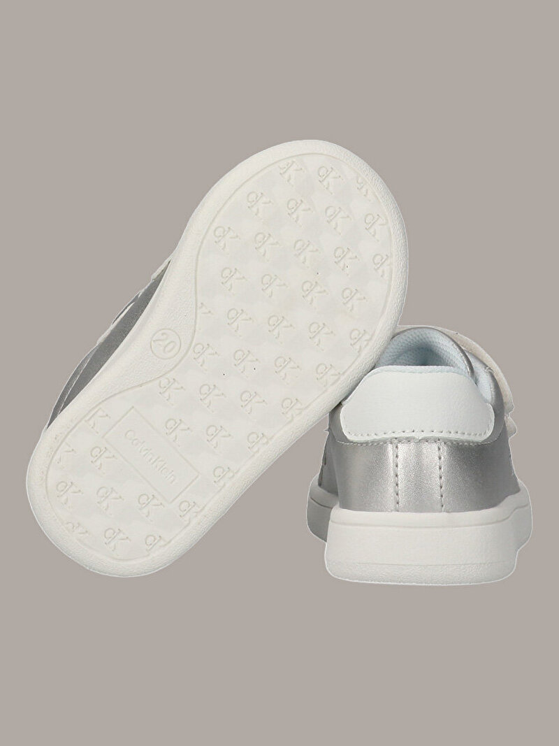 Calvin Klein Beyaz Renkli Kız Çocuk Low Cut Velcro Sneaker