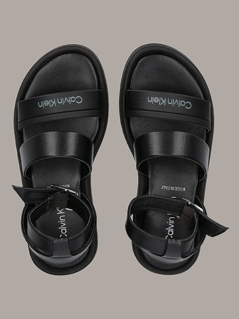 Calvin Klein Siyah Renkli Kız Çocuk Velcro Sandalet