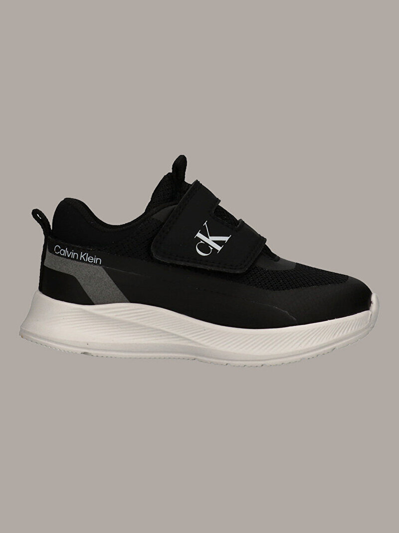 Calvin Klein Siyah Renkli Çocuk Unisex Low Cut Velcro Sneaker