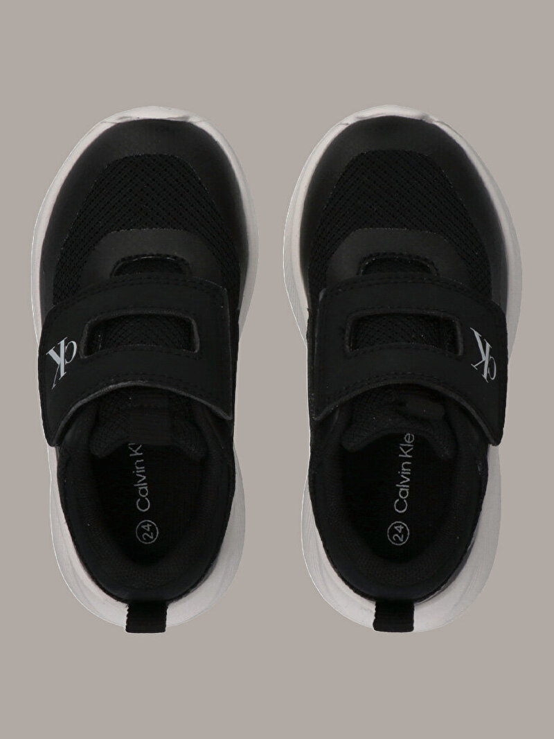 Calvin Klein Siyah Renkli Çocuk Unisex Low Cut Velcro Sneaker