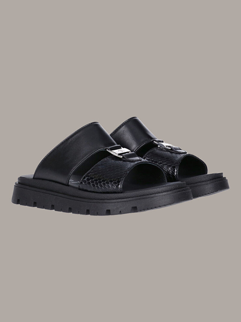 Calvin Klein Siyah Renkli Erkek Çocuk Sandalet