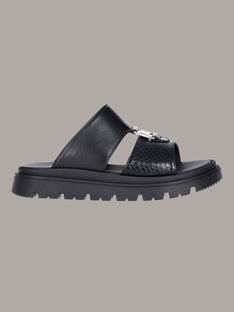 Calvin Klein Siyah Renkli Erkek Çocuk Sandalet