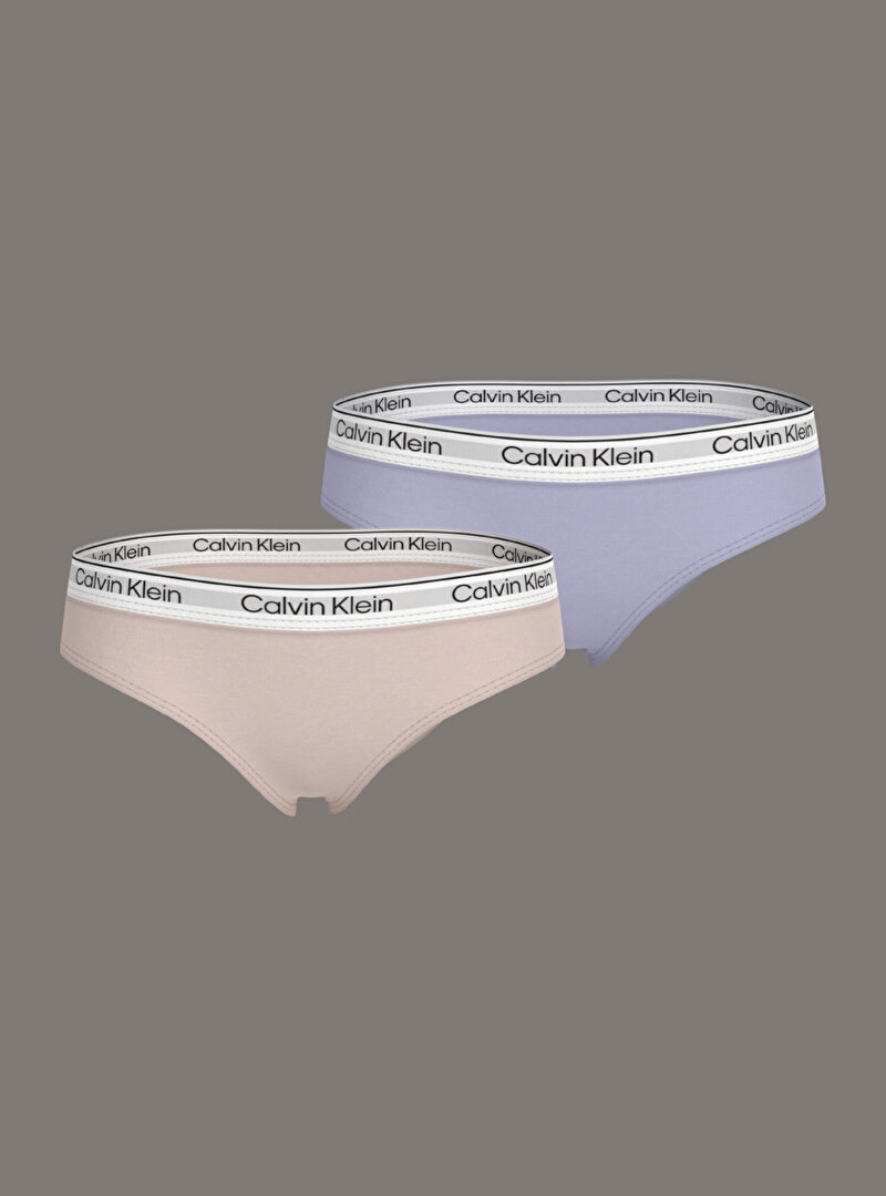 Calvin Klein Çok renkli Renkli Kız Çocuk 2'li Paket Bikini Külot