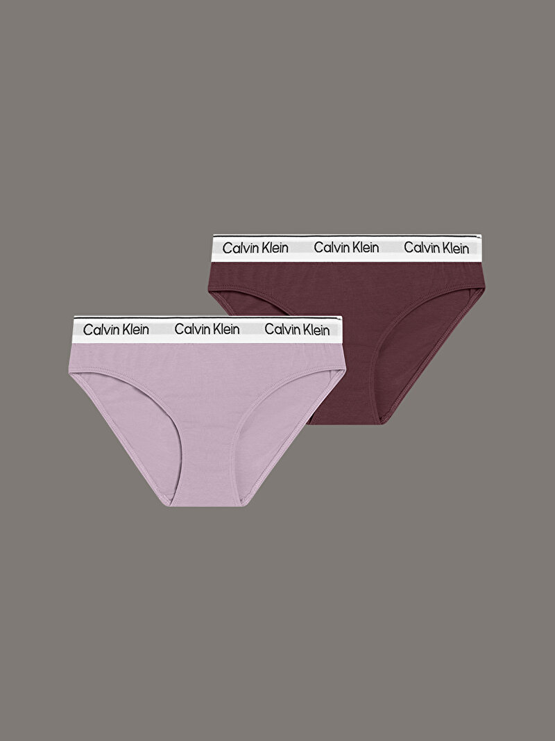 Calvin Klein Çok renkli Renkli Kız Çocuk 2'li Paket Bikini Külot