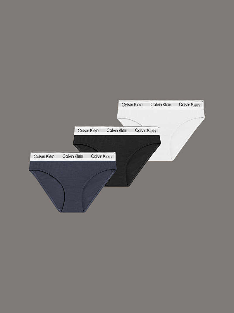 Calvin Klein Çok renkli Renkli Kız Çocuk 3'lü Paket Trunk Boxer Seti