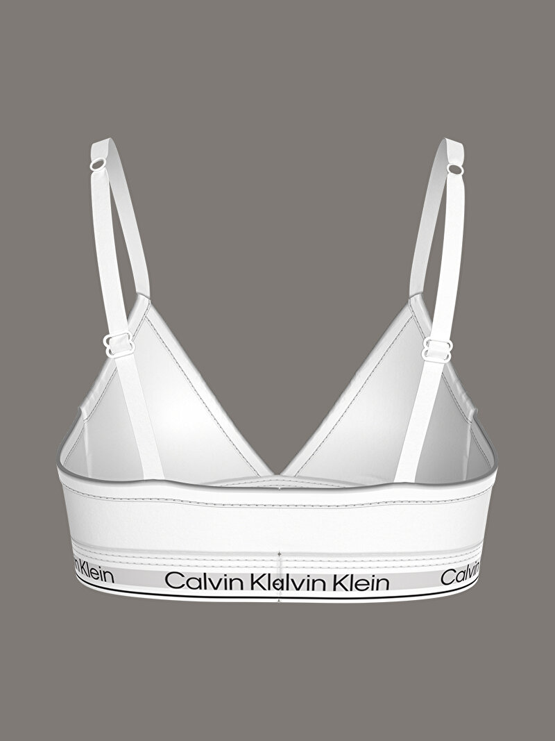 Calvin Klein Beyaz Renkli Kız Çocuk Üçgen Bralet