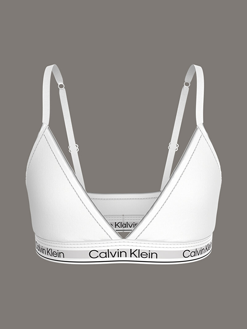 Calvin Klein Beyaz Renkli Kız Çocuk Üçgen Bralet