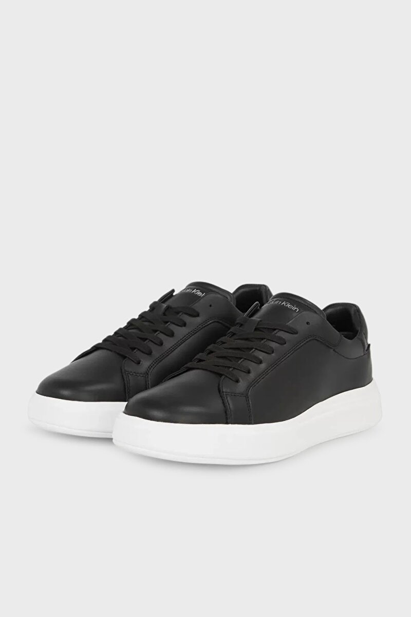 Calvin Klein Siyah Renkli Erkek Low Top Lace Up Sneaker