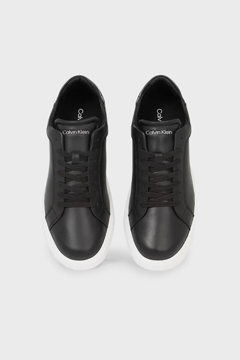 Calvin Klein Siyah Renkli Erkek Low Top Lace Up Sneaker