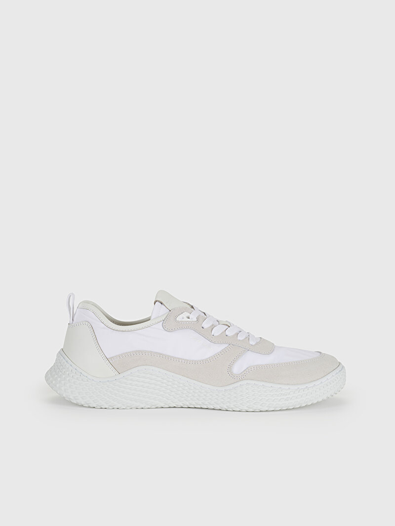 Calvin Klein Beyaz Renkli Erkek Low Top Lace Up Sneaker