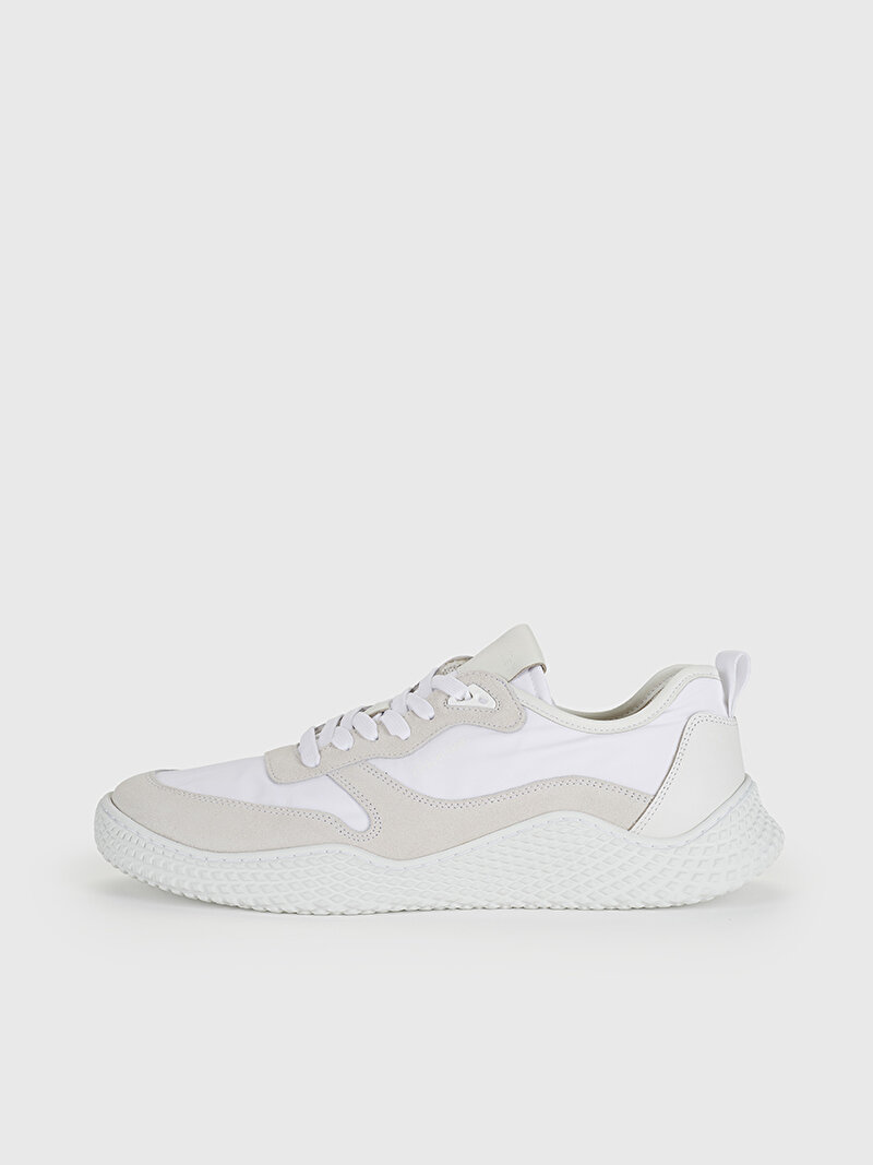 Calvin Klein Beyaz Renkli Erkek Low Top Lace Up Sneaker