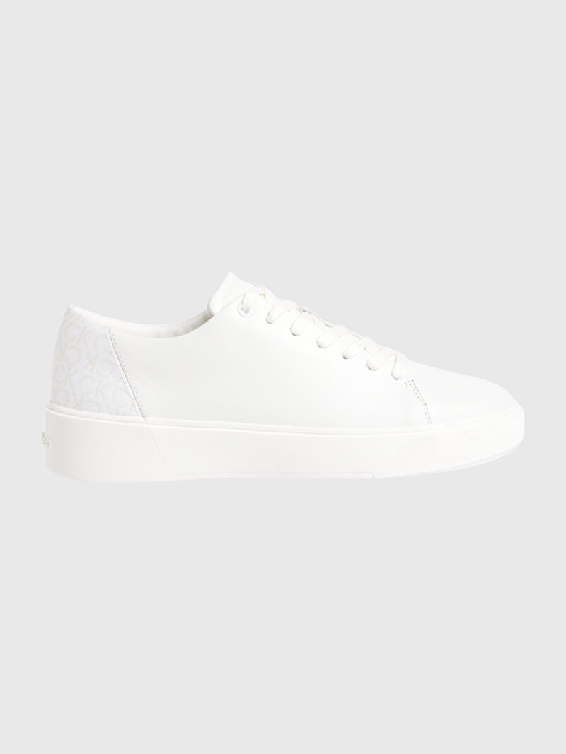 Calvin Klein Beyaz Renkli Erkek Low Top Lace Up Sneaker