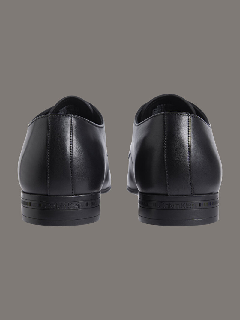 Calvin Klein Siyah Renkli Erkek Almond Derby Klasik Ayakkabı