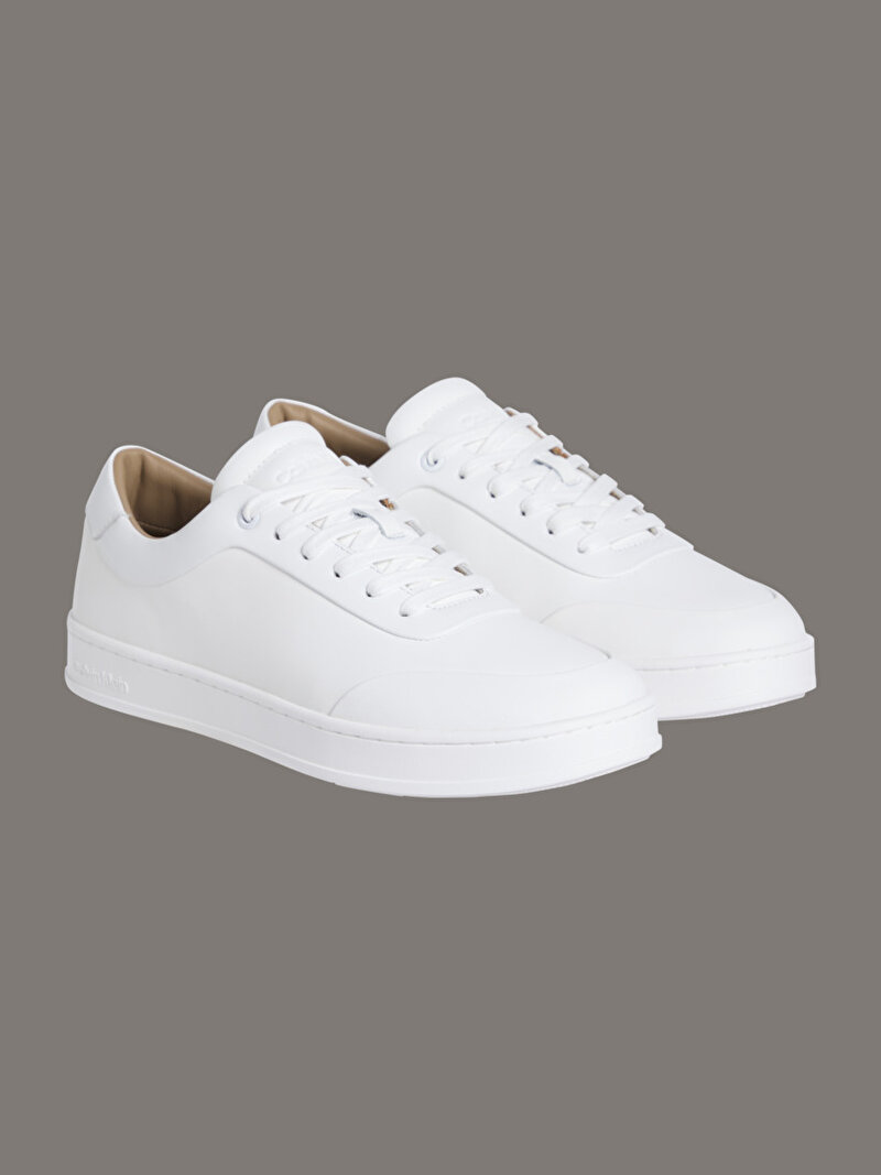 Calvin Klein Beyaz Renkli Erkek Low Top Lace Up Oxford Sneaker