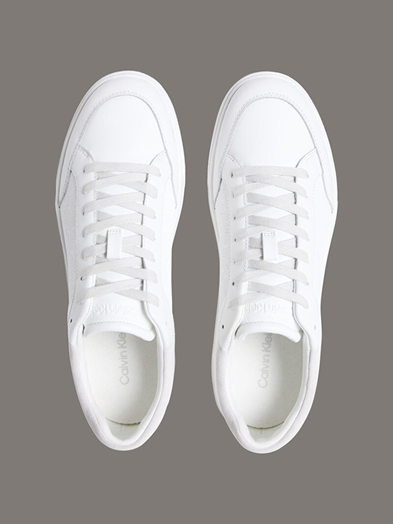 Calvin Klein Beyaz Renkli Erkek Low Top Lace Up Sneaker