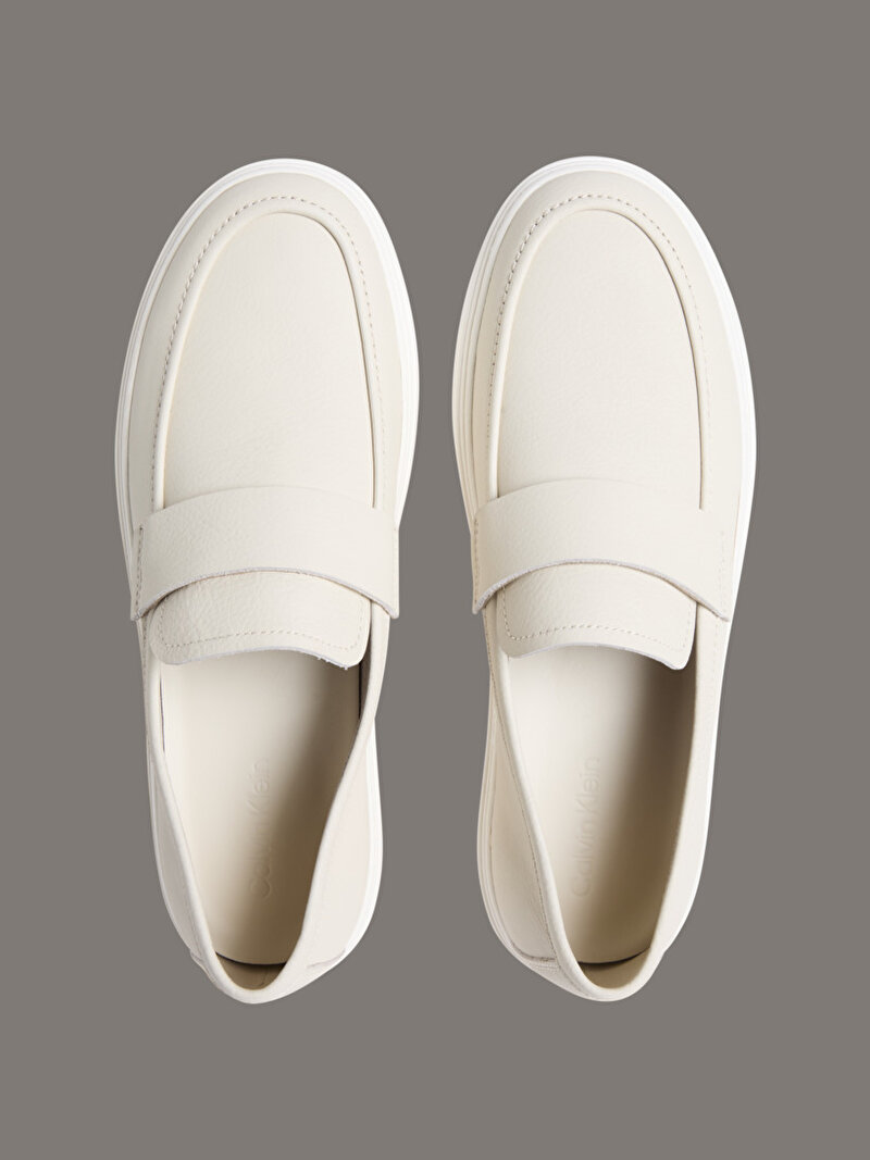 Calvin Klein Bej Renkli Erkek Moccasin Loafer