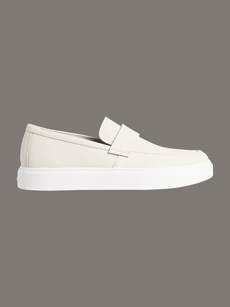Calvin Klein Bej Renkli Erkek Moccasin Loafer
