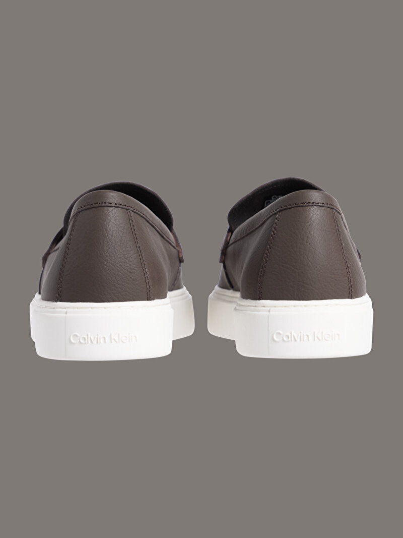 Calvin Klein Kahverengi Renkli Erkek Moccasin Loafer