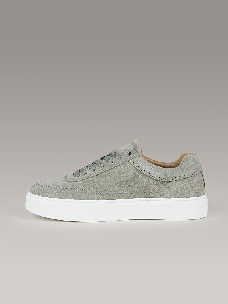 Calvin Klein Yeşil Renkli Erkek Clean Cup Low Laceup Sneaker