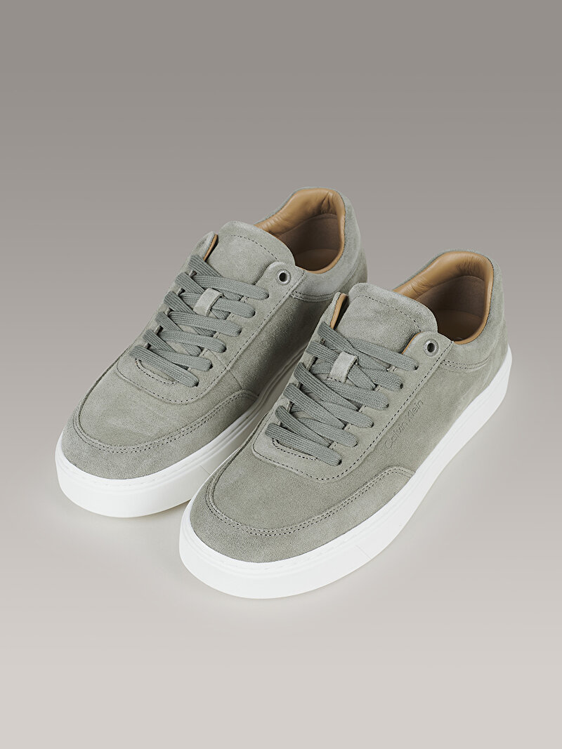 Calvin Klein Yeşil Renkli Erkek Clean Cup Low Laceup Sneaker