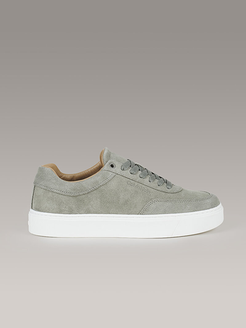 Calvin Klein Yeşil Renkli Erkek Clean Cup Low Laceup Sneaker