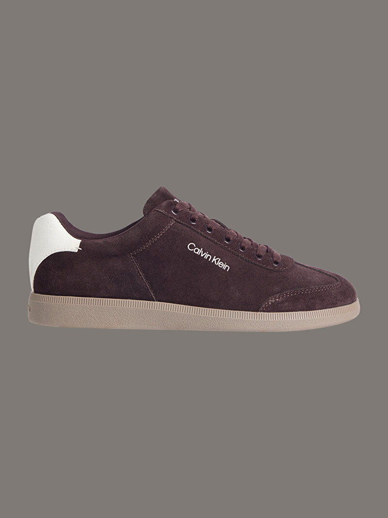 Calvin Klein Kahverengi Renkli Erkek Low Cupsole Laceup Sneaker
