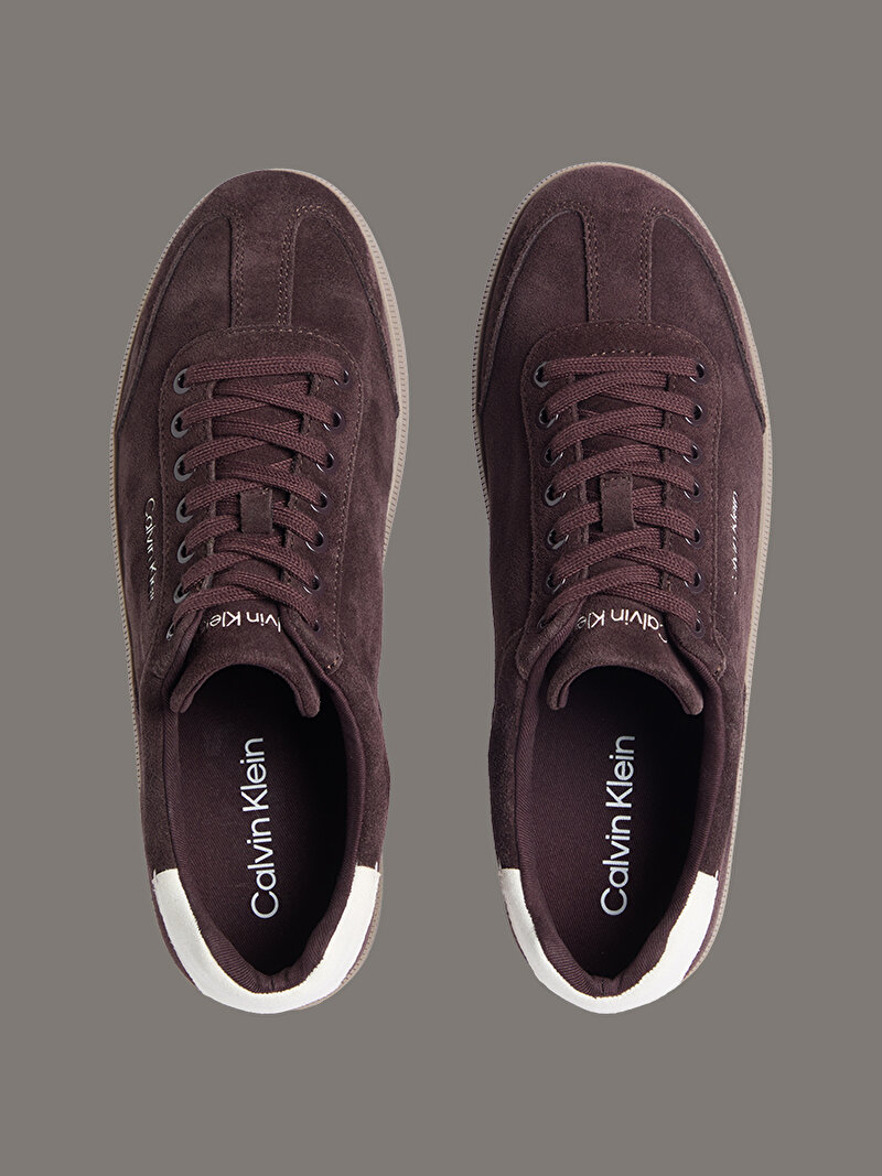 Calvin Klein Kahverengi Renkli Erkek Low Cupsole Laceup Sneaker
