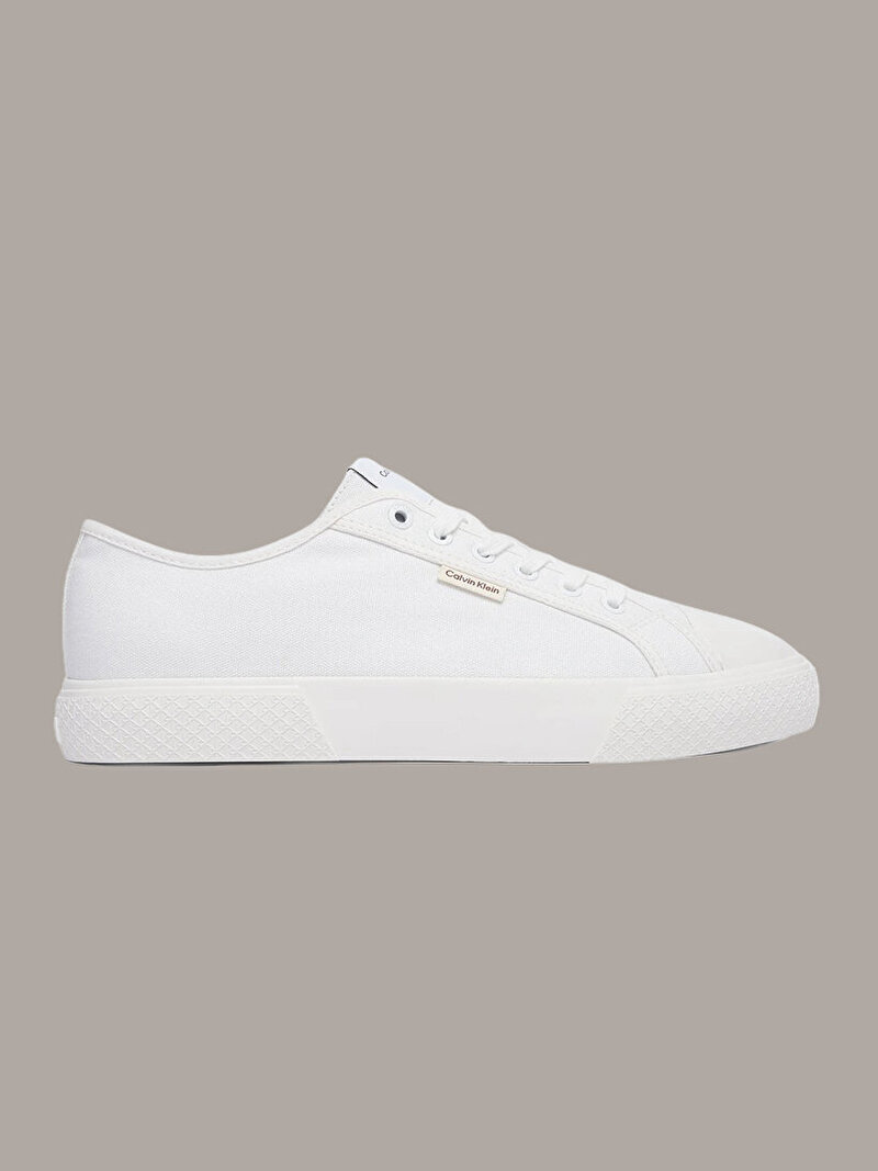 Calvin Klein Beyaz Renkli Erkek Vulcanic Laceup Sneaker