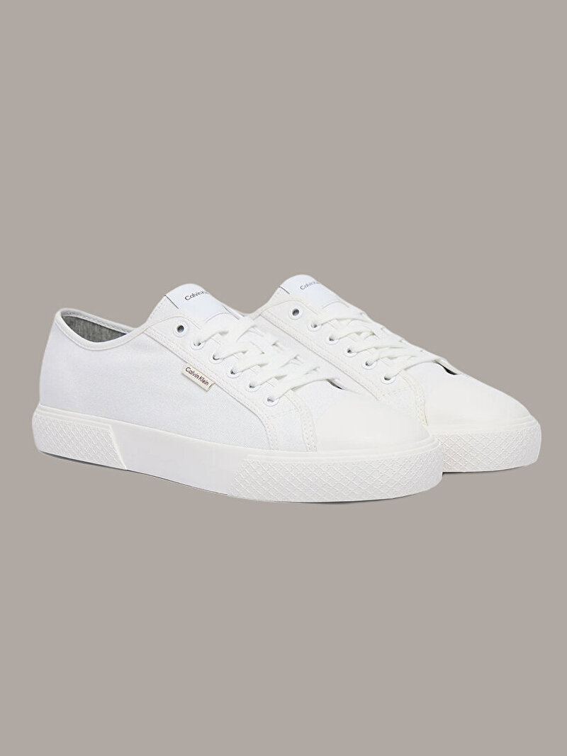 Calvin Klein Beyaz Renkli Erkek Vulcanic Laceup Sneaker