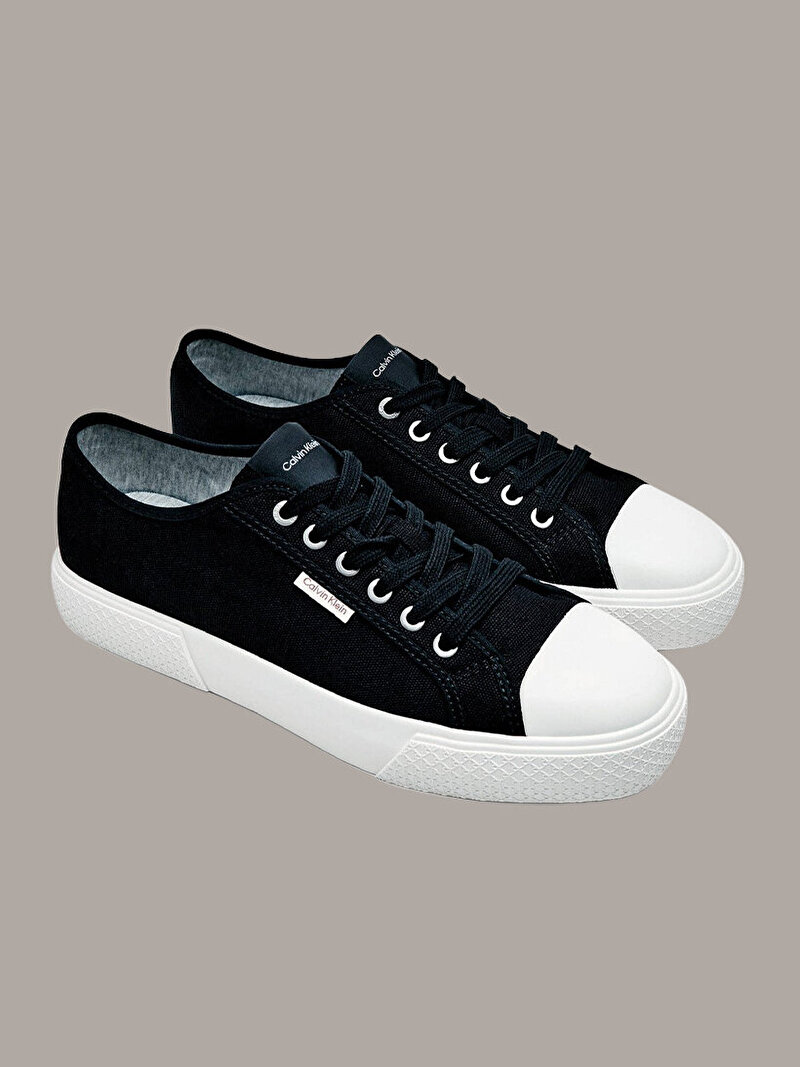 Calvin Klein Siyah Renkli Erkek Vulcanic Laceup Sneaker